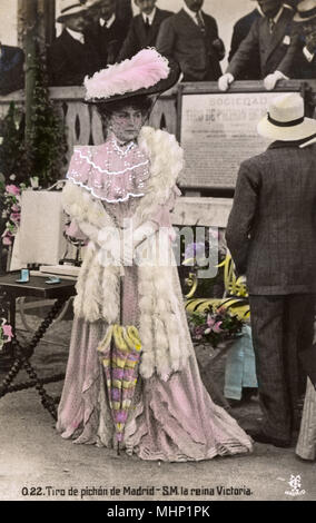 Königin von Spanien, Victoria Eugenie von Battenberg Stockfoto