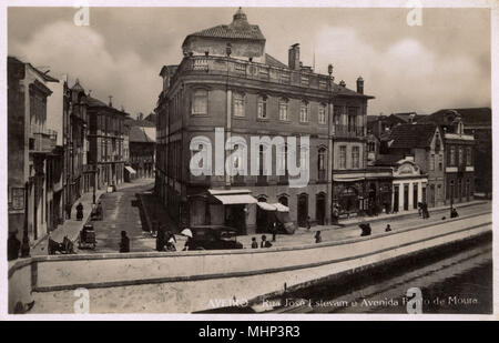 Rua Jose Estevao, Aveiro, Zentralportugal Stockfoto