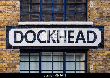 Shad Thames historischen Warehouse Bereich für modernes Leben, Bermondsey, Stadtteil Southwark, London, England, Großbritannien Stockfoto