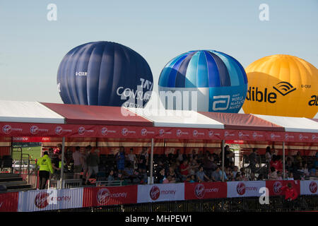 Startlinie für den London Marathon Stockfoto