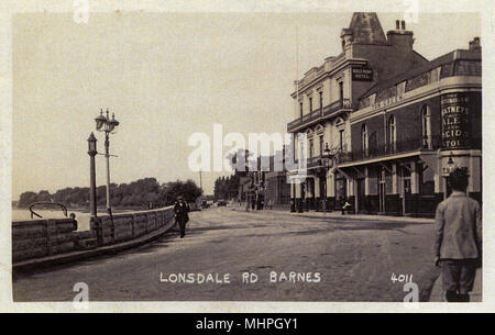 Lonsdale Road, Barnes, Südwest-London Stockfoto