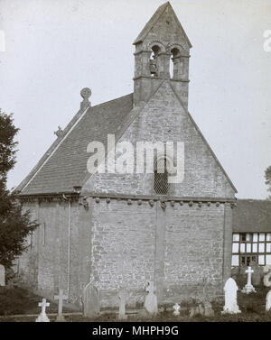Kirche St. Mary und St. David, Kilpeck, Herefordshire Stockfoto