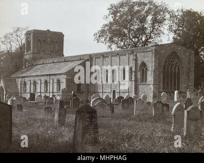 St. Cuthbert's Church, Norham on Tweed, Northumberland Stockfoto