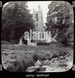 St. Mawgan-in-Meneage Kirche, in der Nähe von Helston, Cornwall Stockfoto