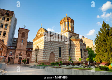 Verkündigung der Kirche des Heiligen Antonius, die als älteste Kirche in Bukarest, Rumänien Stockfoto