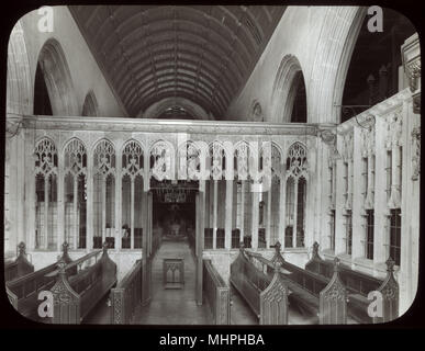 St. Mary's Church, High Street, Totnes, Devon Stockfoto