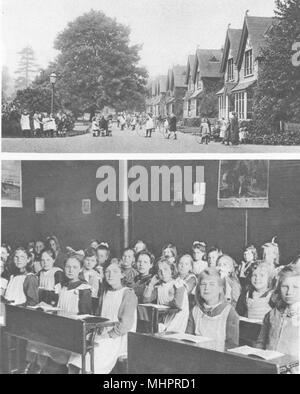 STEPNEY CAUSEWAY. Dr. Barnardo home, Barkingside & Mädchen, die in der es 1926 live Stockfoto