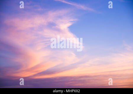 Schönen farbigen Himmel für verschiedene Hintergründe Stockfoto