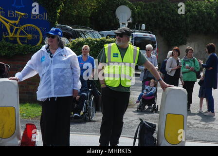 Doncaster, UK, 3. Mai, 2018. Tour Entscheidungsträger in Hatfield. Hannah Hallen/Alamy leben Nachrichten Stockfoto