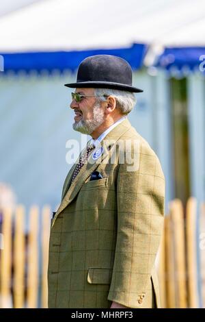 Gloucestershire, Vereinigtes Königreich. 3. Mai, 2018. Offizielle. Steward. Morgen Dressur. Mitsubishi Badminton Horse Trials. Badminton. UK. {03}/{05}/{2018}. Credit: Sport in Bildern/Alamy leben Nachrichten Stockfoto