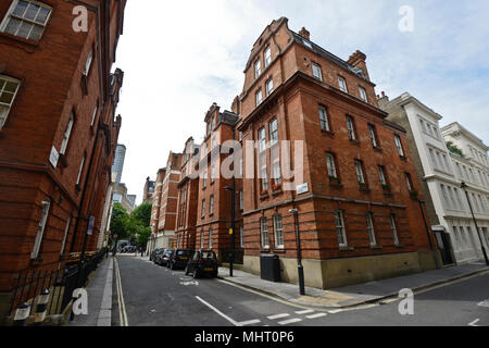 Fitzrovia Gegend, London Stockfoto