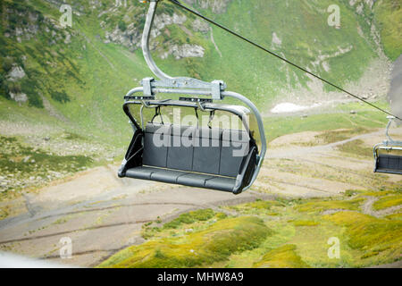 Bild der Standseilbahn in Hang Stockfoto