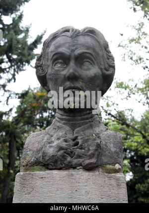 Statue von Luis Godin in Parque Alameda Quito Ecuador Stockfoto