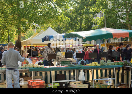 Markt Tag, Rochefort, Frankreich Stockfoto