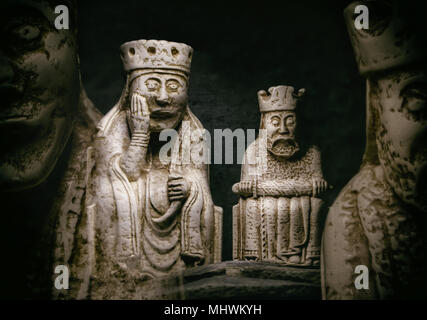 Lewis Chessmen Stockfoto