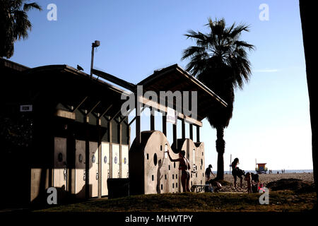 In und um Venedig Strand Los Angeles Stockfoto