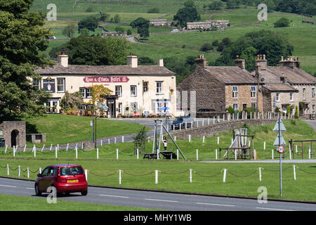 Bainbridge Village Green Bainbridge Richmondshire North Yorkshire England Stockfoto