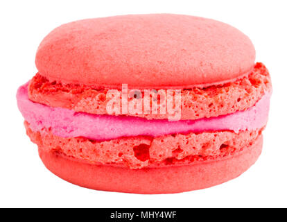 Bunte macarons Kuchen. Kleine Kuchen. Süß und bunt französische Makronen. Stockfoto