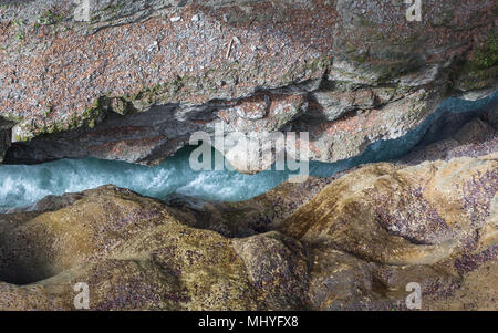 Partnachklamm Garmisch-Partenkirchen Bayern Deutschland. Stockfoto