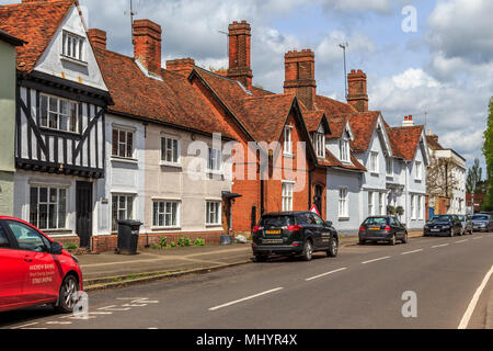 Schön und wünschenswert Dorf viel High Street hadham Hertfordshire, Herts, England. uk, gb Stockfoto