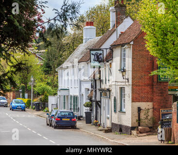 Schön und wünschenswert Dorf viel High Street hadham Hertfordshire, Herts, England. uk, gb Stockfoto