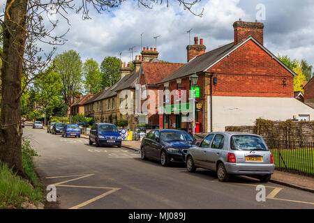 Schön und wünschenswert Dorf viel High Street hadham Hertfordshire, Herts, England. uk, gb Stockfoto