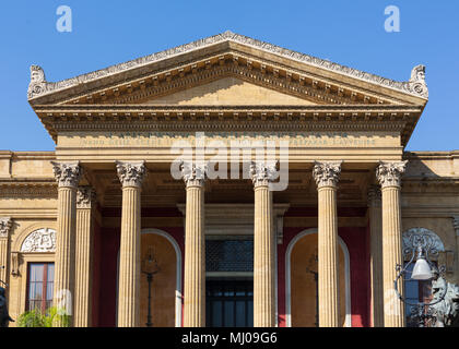 Teatro Massimo in Palermo, Sizilien, Italien Stockfoto