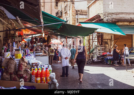 Palermo, Ballarò Markt, Sizilien, Italien Stockfoto