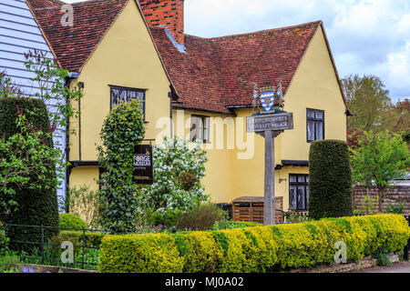 Am besten gehalten, schön und wünschenswert Dorf viel High Street hadham Hertfordshire, Herts, England. uk, gb Stockfoto