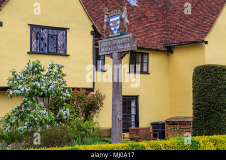 Am besten gehalten, schön und wünschenswert Dorf viel High Street hadham Hertfordshire, Herts, England. uk, gb Stockfoto