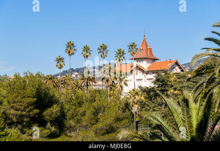 Park auf dem Gebiet der Universität Nizza Sophia-Antipolis Stockfoto