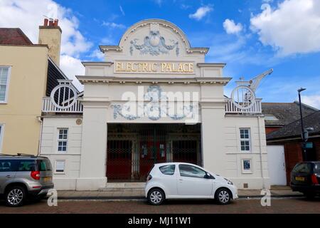 Elektrische Palast Kino in Harwich, Essex, UK. Gebaut 1911. Restauriert und Grad 2 aufgeführt. Stockfoto