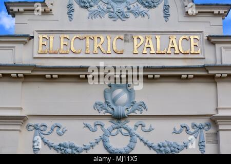 Elektrische Palast Kino in Harwich, Essex, UK. Gebaut 1911. Restauriert und Grad 2 aufgeführt. Stockfoto