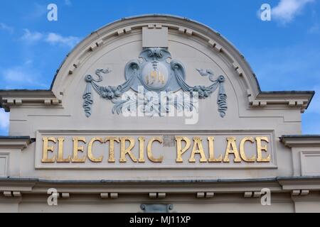 Elektrische Palast Kino in Harwich, Essex, UK. Gebaut 1911. Restauriert und Grad 2 aufgeführt. Stockfoto