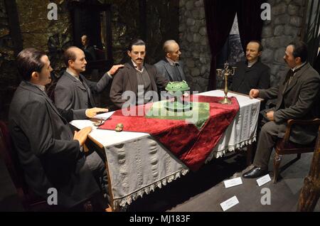 Das Museum der mazedonischen Kampf für die Staatlichkeit und die Unabhängigkeit in Skopje, Republik Mazedonien Stockfoto