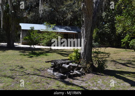 Marjorie Kinnan Rawlings State Historic State Park-Cracker House Stockfoto