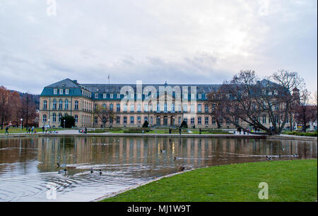 Neues Schloss in Stuttgart, Deutschland Stockfoto