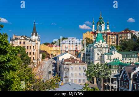 Andriyivskyy Abstieg. Kiew, Ukraine Stockfoto