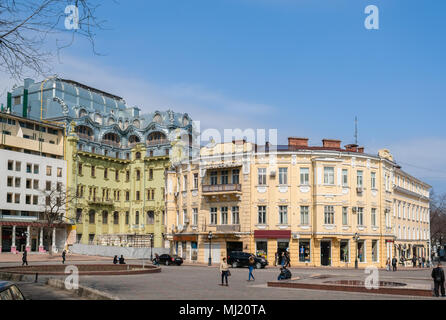 Das Stadtzentrum von Odessa. Die Ukraine Stockfoto