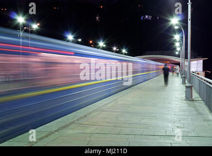 Dnjepr U-Bahn Station Stockfoto