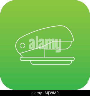 Hefter Symbol grün Vektor Stock Vektor