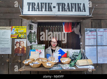 Pilsen, Tschechische Republik. 04 Mai, 2018. Die Befreiung Festival, dem Fest der Befreiung von Plzen (Pilsen) durch die US-Army in 1945 und ist der größte traditionelle Feier des Sieges in der Tschechischen Republik, Pilsen, Tschechische Republik, 4. Mai 2018. Credit: Miroslav Chaloupka/CTK Photo/Alamy leben Nachrichten Stockfoto