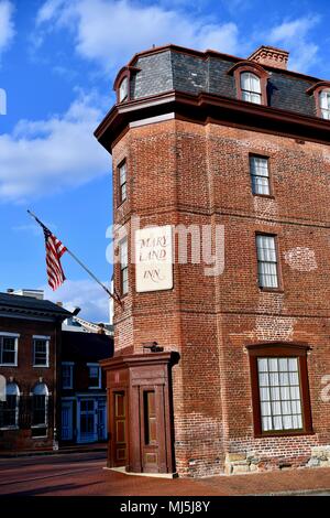 Die Maryland Inn in Annapolis Harbour, MD, USA Stockfoto