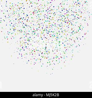 Konfetti Urlaub Hintergrund. Feier, Festival, Gewinnen oder Karneval Stock Vektor