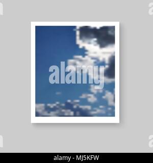 Realistische vektor Bilderrahmen. Vorlage foto design. Vector Illustration Stock Vektor