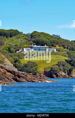 Villen von Waiheke Island Stockfoto