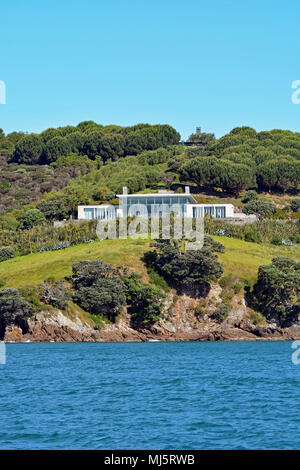 Villen von Waiheke Island Stockfoto