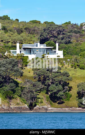 Villen von Waiheke Island Stockfoto