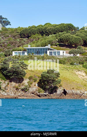 Villen von Waiheke Island Stockfoto