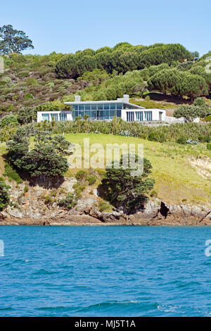 Villen von Waiheke Island Stockfoto